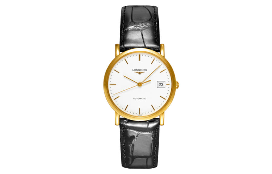 LONGINES LONGINES Magnificent Collection Automatic Mechanical Movement Date Display Men's Watch 34.5mm White Dial