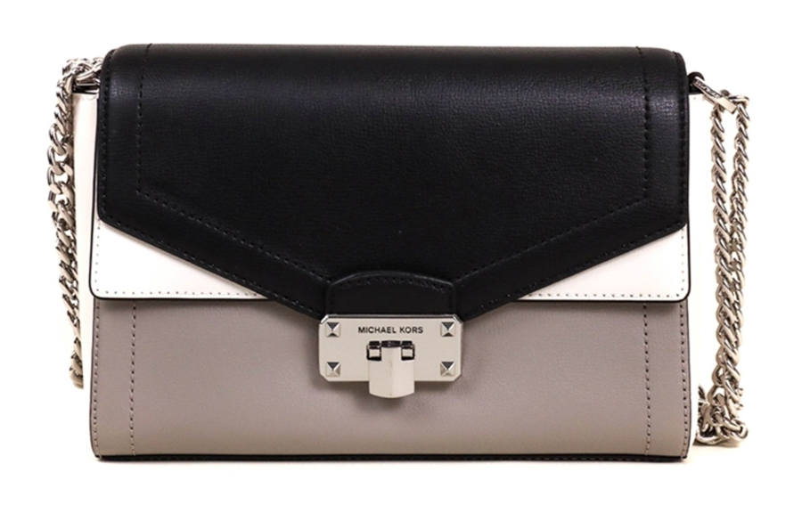 MICHAEL KORS Kinsley Leather Crossbody Bags Women's Black Multicolor