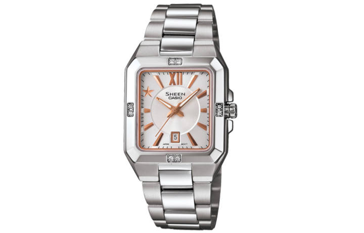 CASIO CASIO Women's SHEEN Silver Watch SHE-4501D-7A