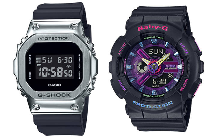 CASIO CASIO Unisex Pair Table Series Black Watch