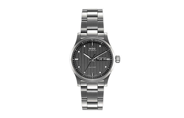 MIDO Helm Automatic Mechanical Movement Men's Watches Watch 38mm Black Dial Stainless Steel Case