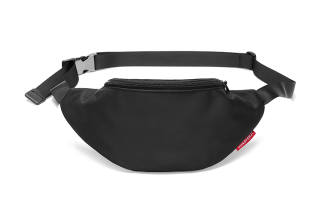 CHAOFANJI Nylon Fabric Sling Bag, Disco Bag, One Shoulder, Crossbody, Fanny Pack Regular Unisex Black