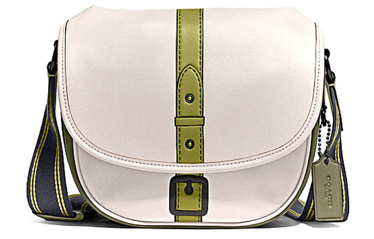 COACH Hitch Cow Leather Shoulder Bag, Crossbody Bag Medium Men's