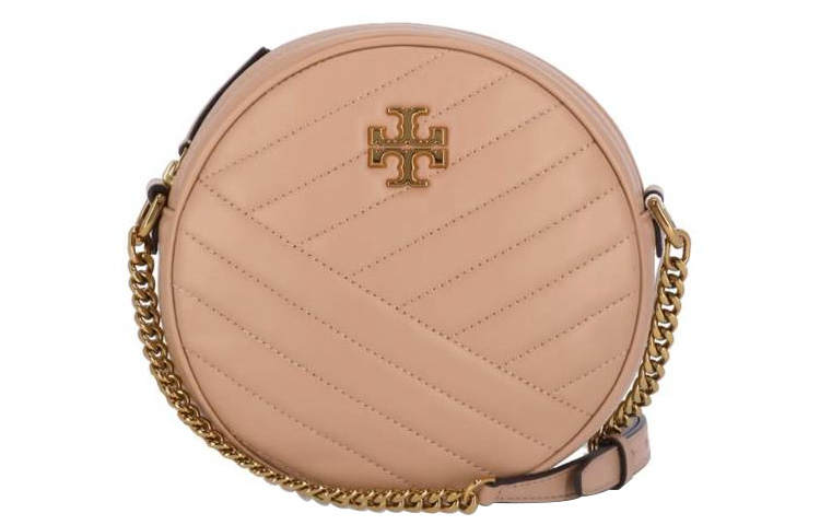 TORY BURCH Kira Sheepskin Round Bag, Crossbody Bag, Shoulder Bag Women's Pink