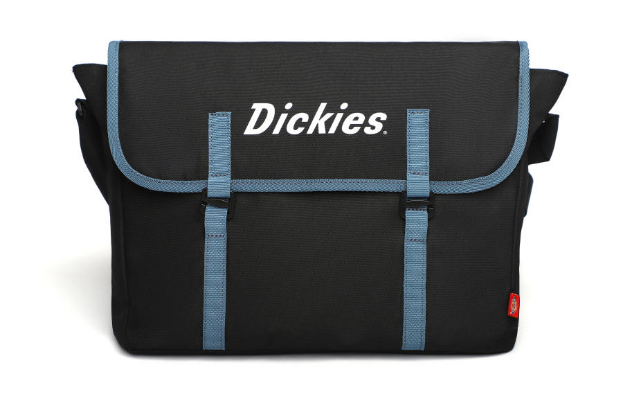 Dickies Polyester Messenger Bag, Shoulder Bag, Crossbody Bag Large Unisex Black