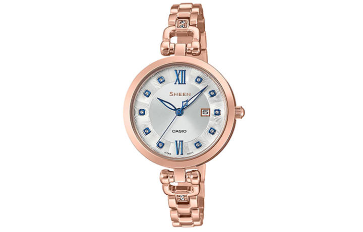 CASIO CASIO Women's SHEEN Silver Watch SHE-4055PG-7A
