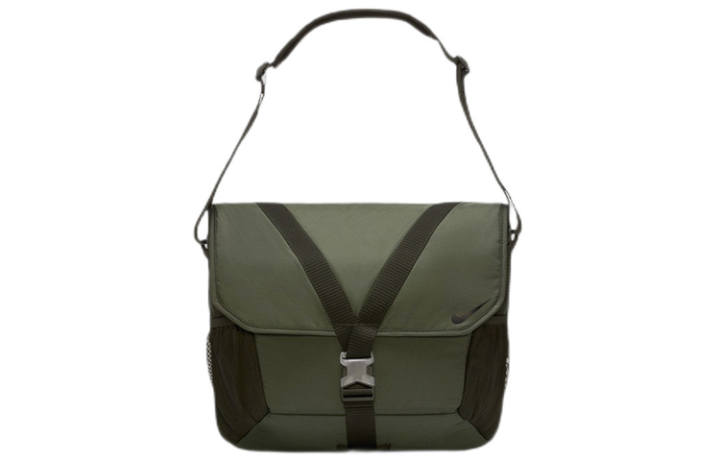 Nike Nike Polyester Messenger Bag, Crossbody Bag Regular Unisex Green
