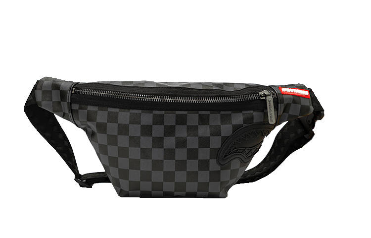 SPRAYGROUND PVC Crossbody Bag, Fanny Pack Medium Unisex Black