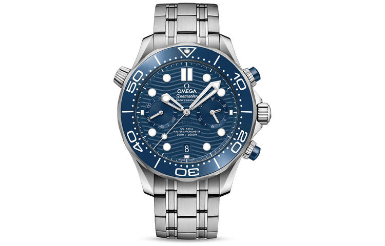 OMEGA Seahorse Collection 300m Diving Watch Automatic Mechanical Movement Men's Watches Watch 44mm Blue Dial