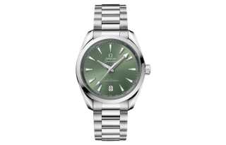 OMEGA Seahorse Collection AQUA TERRA 150m Automatic Mechanical Movement Unisex Watch 38mm Green Dial