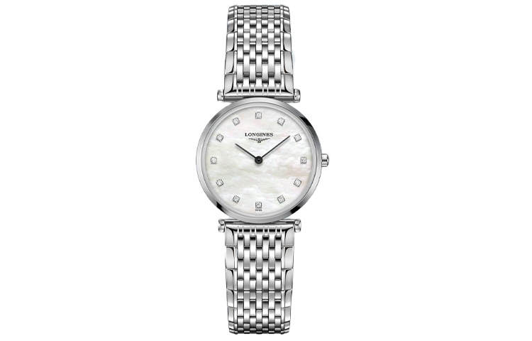 LONGINES Jialan Collection Quartz Movement Women's Watch 29mm White Dial Stainless Steel Watchband