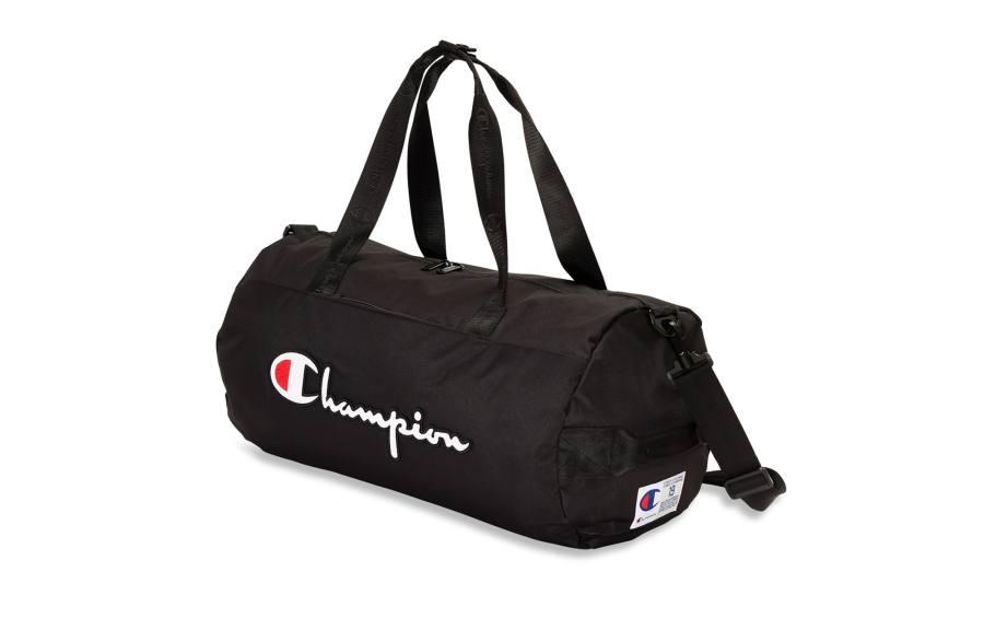 Champion Polyester Gym Bag, Travel Bag, Handbag Unisex Black