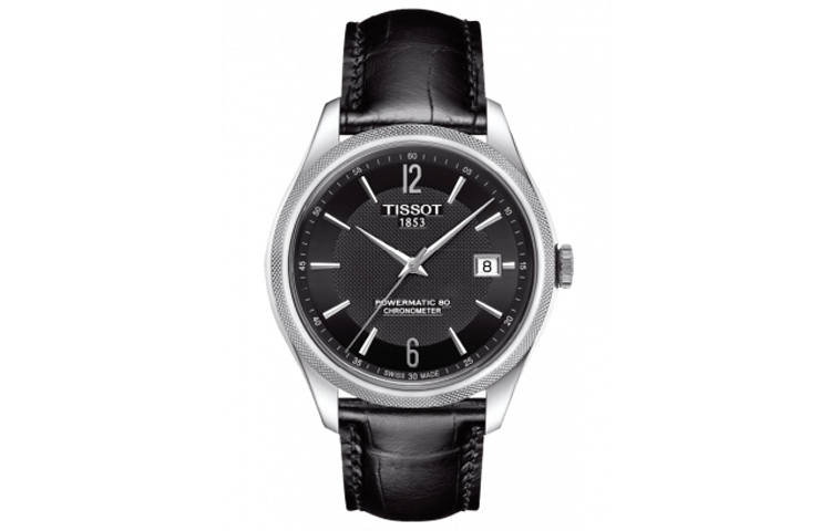 TISSOT Mechanical Movement 50m Waterproof Men's Watches Watch 41mm Black Dial Stainless Steel Case