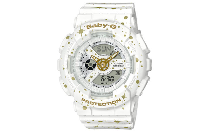 CASIO CASIO Women's BABY-G White Watch BA-110ST-7A