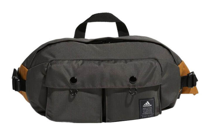 Adidas Adidas Polyester Sling Bag, Crossbody Bag, Fanny Pack Regular Men's Gothic Olive Green