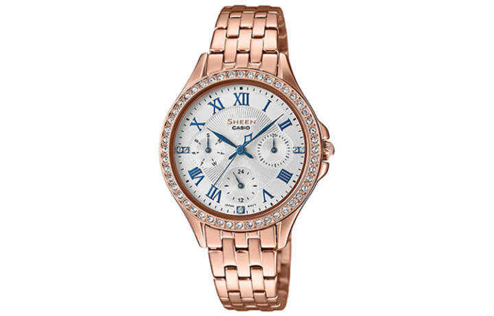 CASIO CASIO Women's SHEEN Silver Watch SHE-3062PG-7A