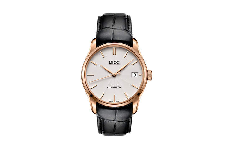 MIDO Brunna Collection Automatic Mechanical Movement Waterproof Women's Watch 33mm Silver Dial