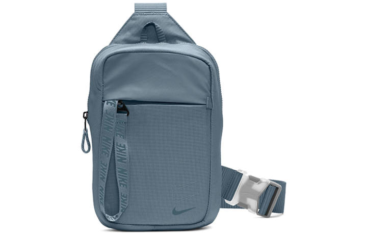 Nike Nike Fabric Sling Bag One Shoulder Crossbody Fanny Pack Unisex Ozone Blue