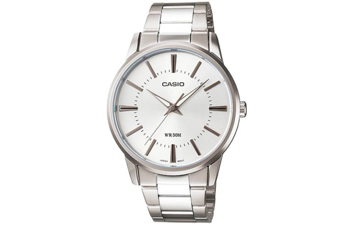 CASIO CASIO STANDARD Dark Heart Quartz Movement Stainless Steel Strap Watch Men's Watches White Dial