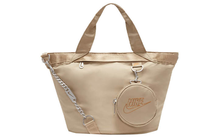 Nike Nike Polyester Tote Bag, Shopping Bag, Shoulder Bag, Crossbody Bag, Handbag Regular Women's Lime Gray