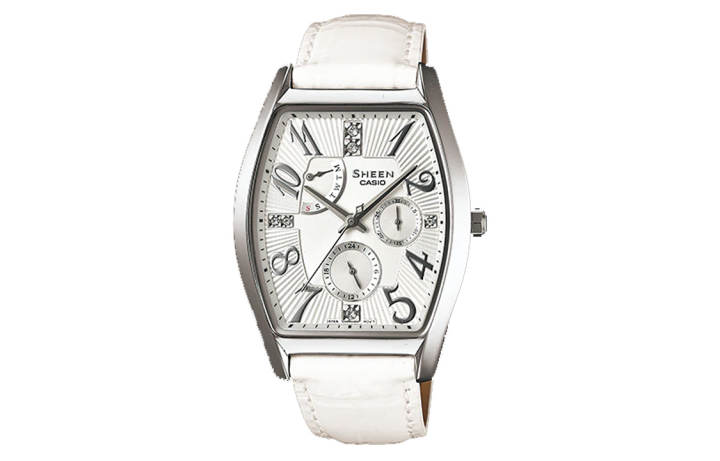 CASIO CASIO Women's SHEEN White Watch SHE-3026L-7A1