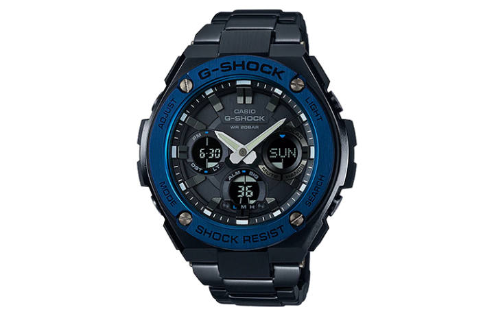 CASIO CASIO Men G-STEEL Series Black Watch GST-S110BD-1A2