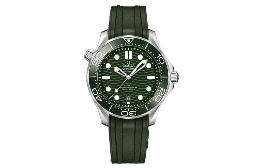 OMEGA Seahorse Collection 300m Diving Watch Automatic Mechanical Movement Men's Watches Watch 42mm Green Dial