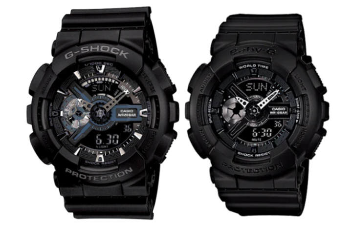 CASIO CASIO Unisex Pair Table Series Black Watch