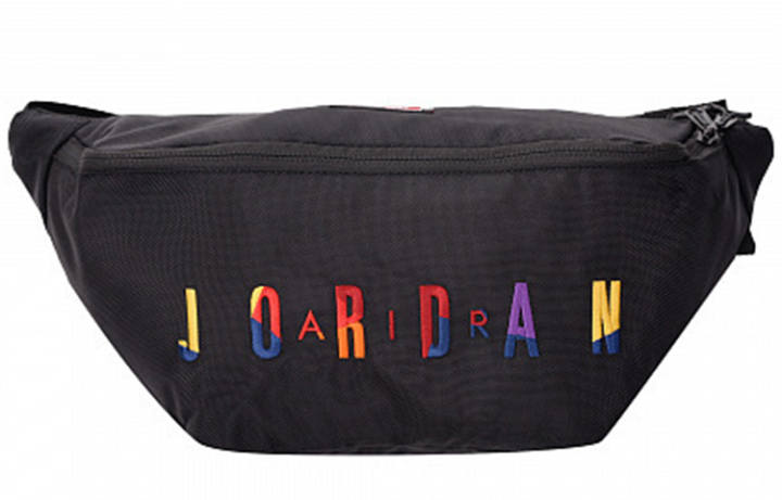 Jordan Jordan Polyester Fanny Pack, Crossbody Bag Regular Unisex Black