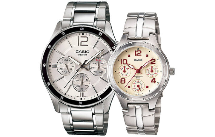 CASIO CASIO Unisex Pair Table Series White Watch