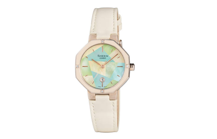CASIO CASIO Women's SHEEN 33.5mm Mother Of Pearl Color Watch