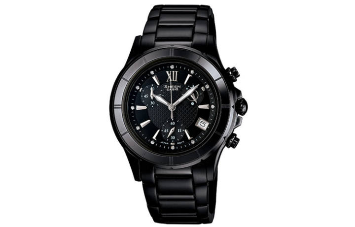 CASIO CASIO Women's SHEEN Black Watch SHE-5516BD-1A