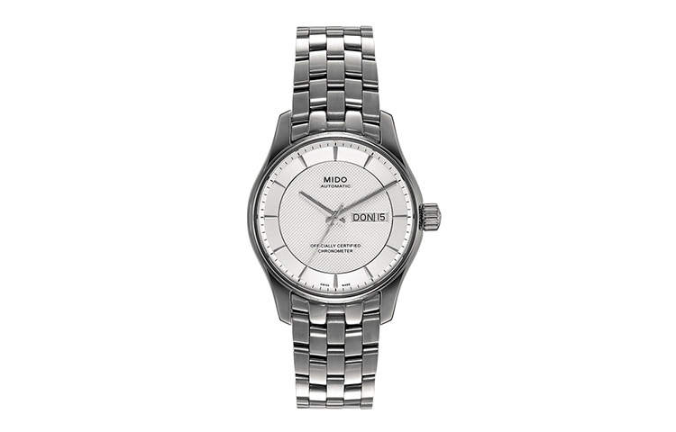 MIDO Brunna Collection Automatic Mechanical Movement 100m Waterproof Men's Watches Watch 40mm White Dial
