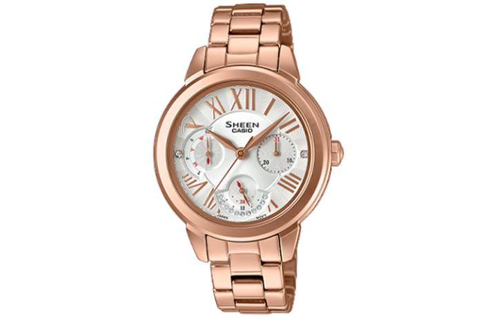 CASIO CASIO Women's SHEEN Silver Watch SHE-3059PG-7A
