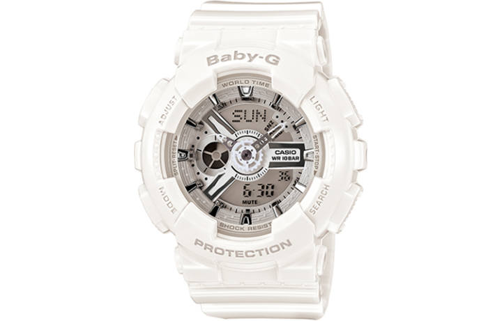 CASIO CASIO Women's BABY-G White Watch BA-110-7A3