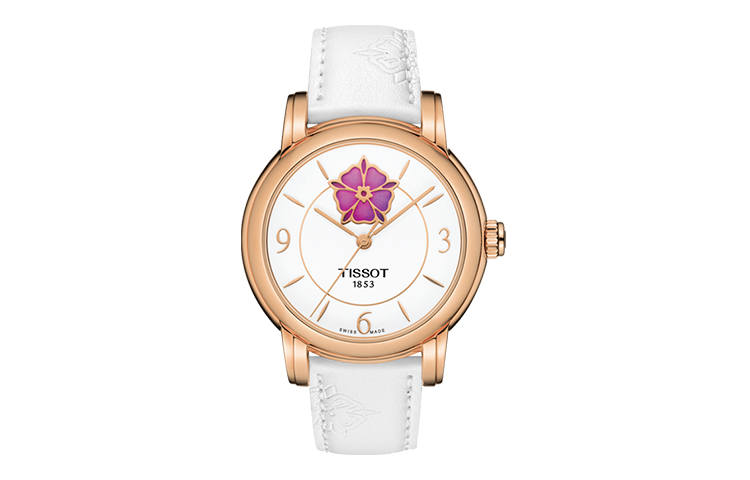 TISSOT Automatic Mechanical Movement 30m Waterproof Women's Watch 35mm White Dial