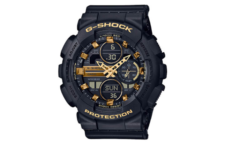 CASIO CASIO Women's Liquid Crystal/Analog Dual Display Series Black Watch