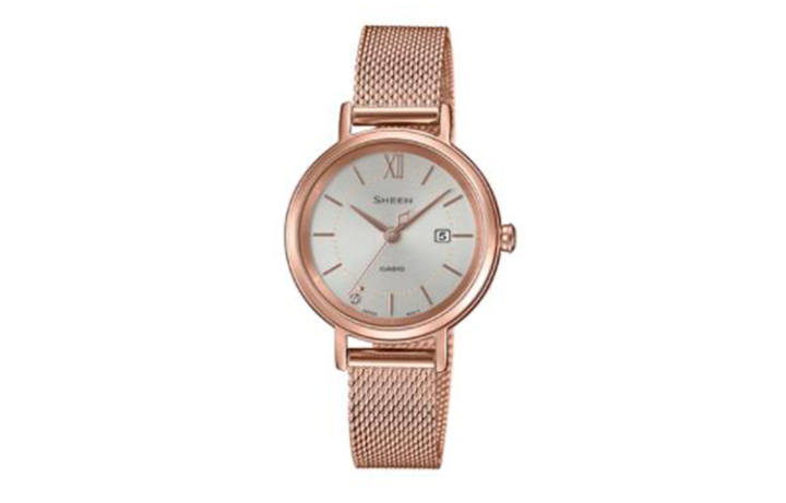 CASIO CASIO Women's SHEEN Mother Of Pearl Color Watch