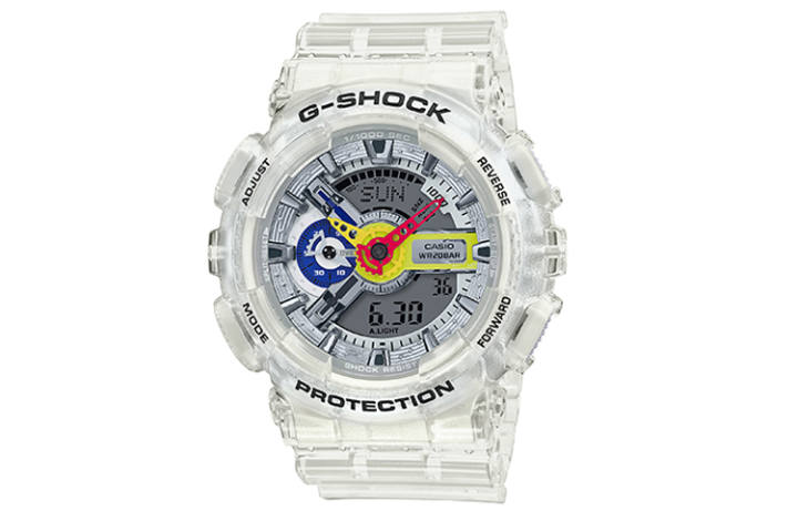 CASIO CASIO Men Liquid Crystal/Analog Dual Display Series Gray Watch GA-110FRG-7A