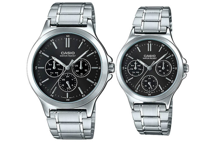 CASIO CASIO Unisex Pair Table Series Black Watch