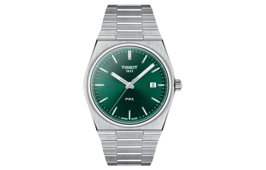 TISSOT PRX Quartz Movement Men's Watches Watch 40mm Green Dial Stainless Steel Case