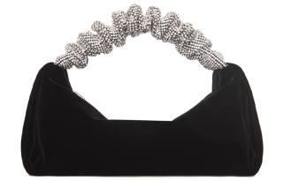 Alexander Wang Velvet Shoulder Bag, Handbag Mini Women's Black