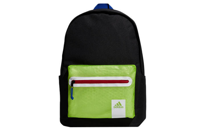 Adidas Adidas Polyester Backpack Regular Unisex Black/Neon Yellow