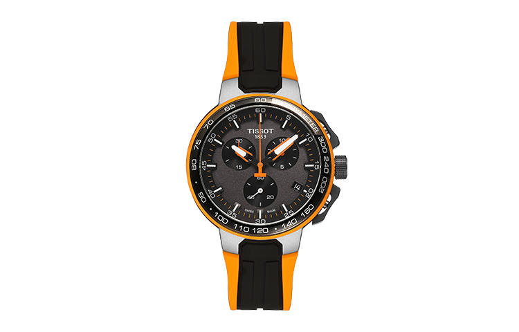 TISSOT Race Collection Quartz Movement Men's Watches Watch 44.5mm Coffee Watch Dial Stainless Steel Case