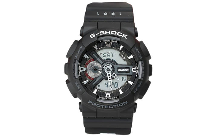 CASIO CASIO Men Liquid Crystal/Analog Dual Display Series 46mm Black Watch GA-110X-LARGE