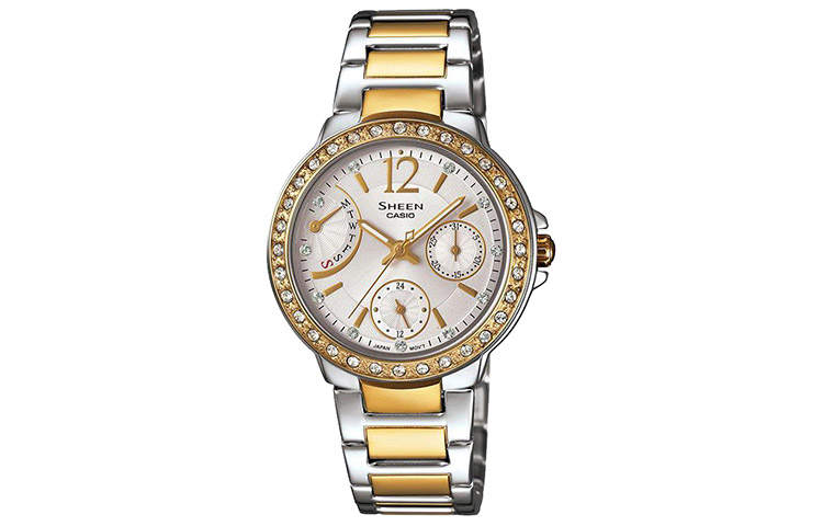 CASIO CASIO Women's SHEEN Mother Of Pearl Color Watch