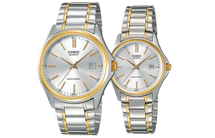 CASIO CASIO Unisex Pair Table Series Silver Watch