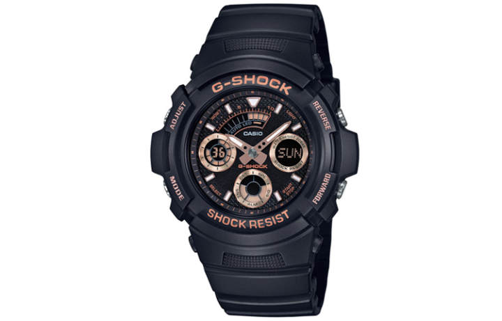 CASIO CASIO Men Liquid Crystal/Analog Dual Display Series Black Watch