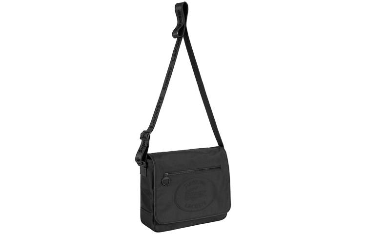 Supreme Supreme X LACOSTE Collaboration Supreme FW19 Canvas Crossbody Bags Regular Men's Black