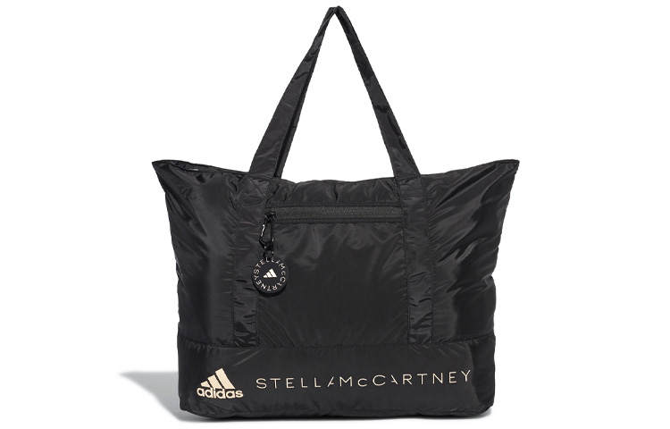 Adidas Adidas Polyester Tote Bag, Shopping Bag, Shoulder Bag, Handbag Regular Women's Black